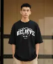 VYNR "BELIEVE” Design Oversized Tshirt