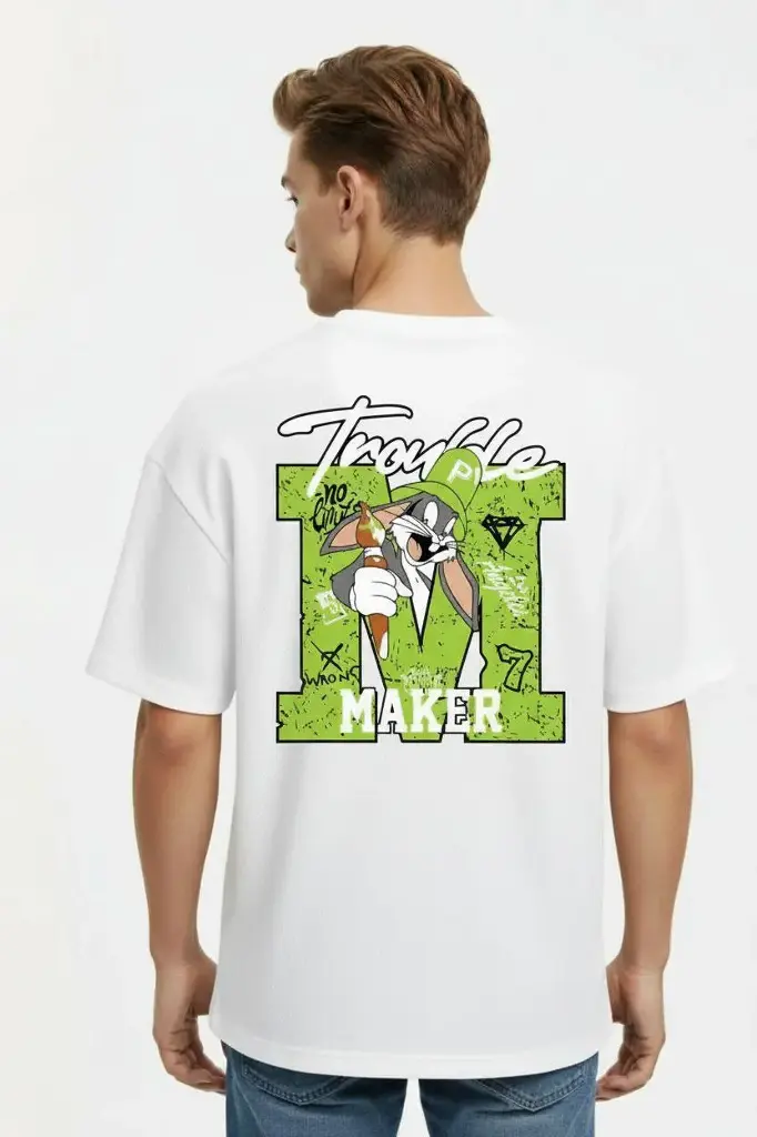 VYNR "RAREBIT” Design Oversized Tshirt (S)