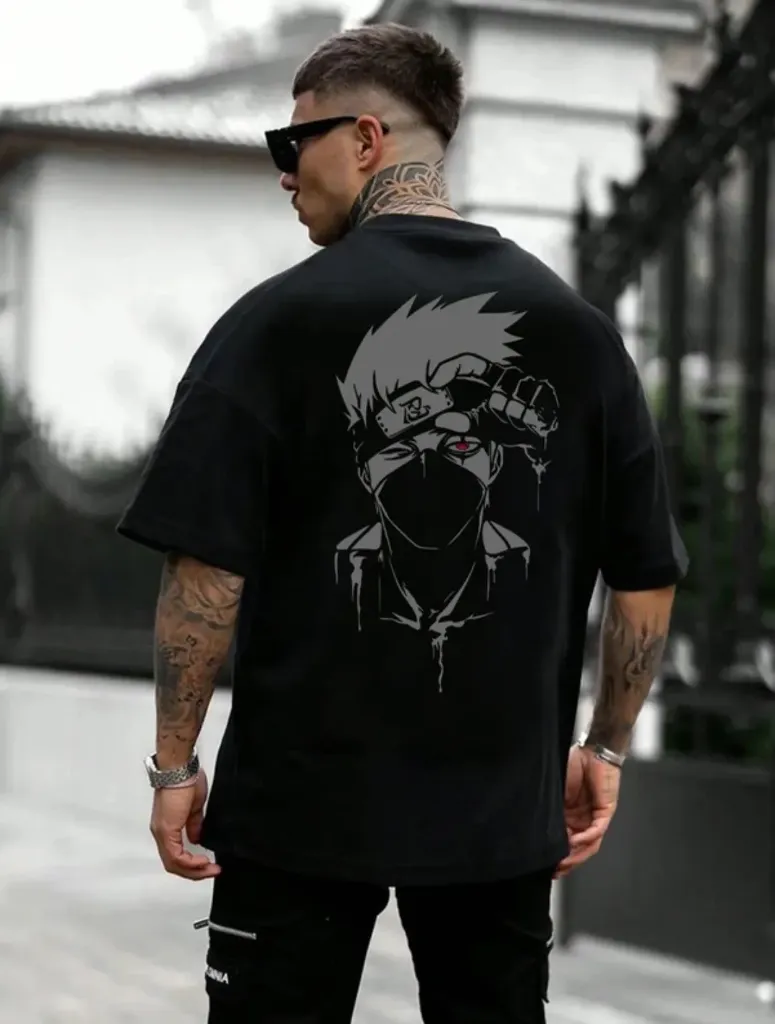 Vynr " Kakashi "  Anime Oversize Tshirt