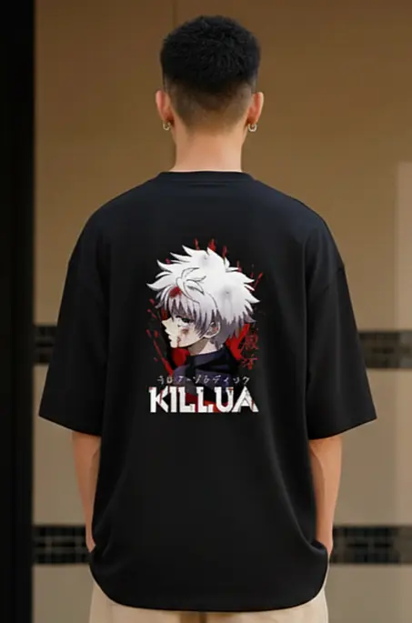 Vynr "Killua" Anime Oversized Tshirt 