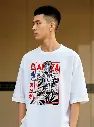VYNR "Akaza" Anime Oversized Tshirt | Solid Multiple Colours 